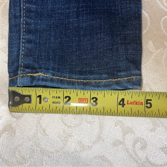 Levi 711 Skinny Distressed Knee Jeans - Picture 15 of 16